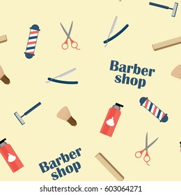 Barbershoop Commodities On The Light Background