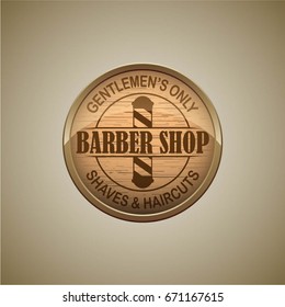 Barbershop banner, label, logo