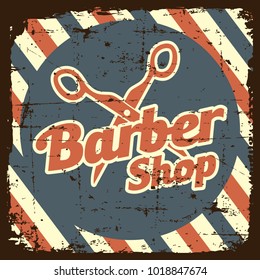 Barbershop Barber Shop Sign Signage vector