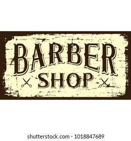 Barbershop Barber Shop Sign Signage vector