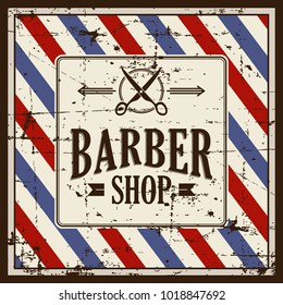 Vector de señalización de Barbershop Barber Shop