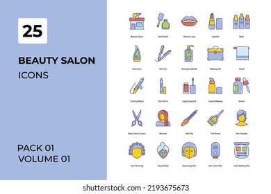 Barbershop And Beauty Salon icons collection. Set contains such Icons as accessories, barber, barbershop, beauty, and more 