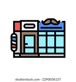 barbershop color icon vector. barbershop sign. isolated symbol illustration