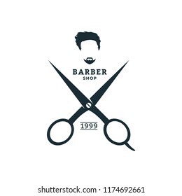 Barbershop Concept Logo Design Template