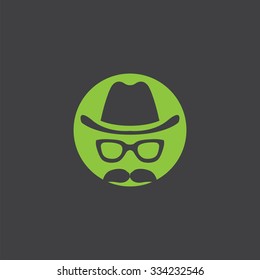 barbershop cut identity template icon design element