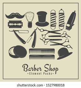 Barbershop Element Packs & Bundle
