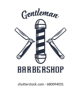 Barbershop emblem, logo, badge