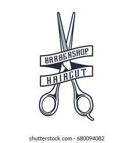 Barbershop emblem, logo, badge