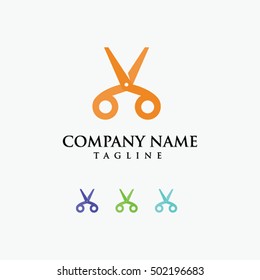 Barbershop hair stylist Logo Vector
