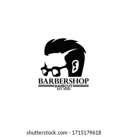 Barbershop Haircut Est 2020 Vector Illustration