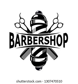Barbershop or hairdressing salon  Vector