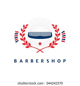 Barbershop. Icon. Comb.