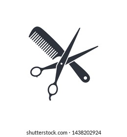barbershop icon design logo element