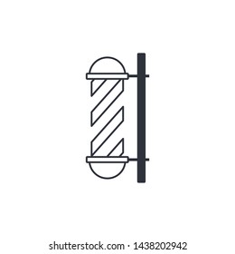 barbershop icon design logo element