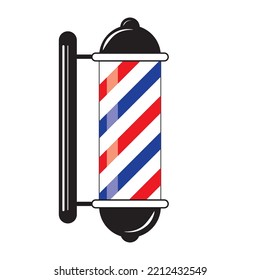 barbershop icon logo barber shop lamp vector illustration