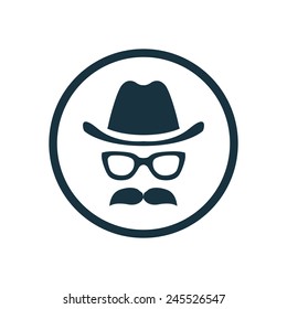 barbershop icon on white background 