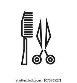 barbershop icon vector