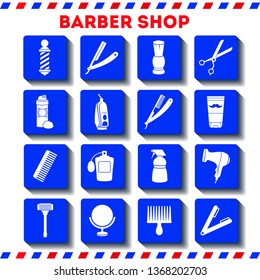 Barbershop Icons Set