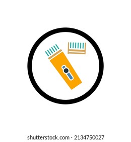Barbershop icons  symbol vector elements for infographic web