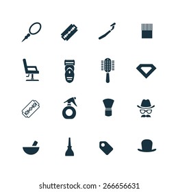 barbershop Icons Vector set