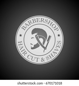 Barbershop logo, banner, label