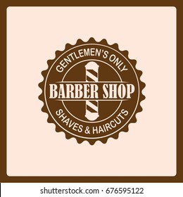 Barbershop logo, banner, label