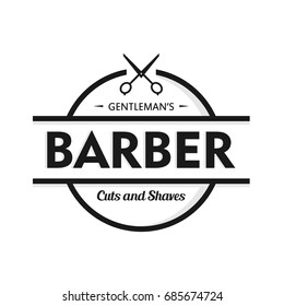 Barbershop Logo Design Template Stock Vector (Royalty Free) 685674724 ...