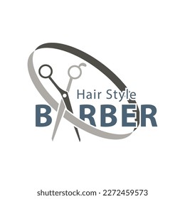 Barbershop logo design template. Hair clipper icon sign for logo.