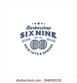 Barbershop Logo Design Vector Image