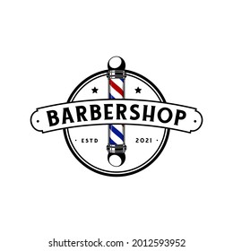 barbershop logo  icon and vector