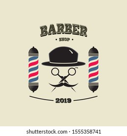 Barbershop logo isolated vector image