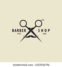 Barbershop logo isolated vector image