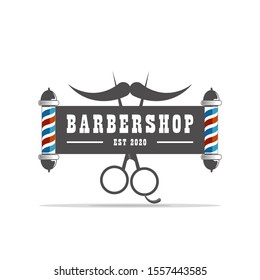 Barbershop logo isolated vector image