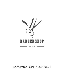 Barbershop logo isolated vector image