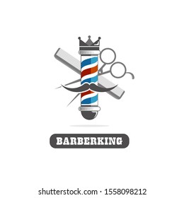 Barbershop logo isolated vector image