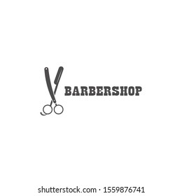 Barbershop logo isolated vector image