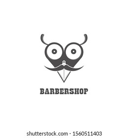 Barbershop logo isolated vector image