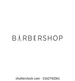 Barbershop logo isolated vector image