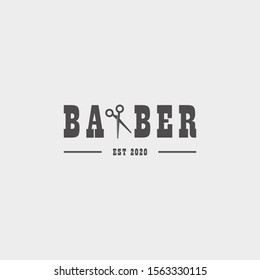 Barbershop logo isolated vector image