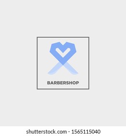 Barbershop logo isolated vector image