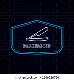 Barbershop logo isolated vector image