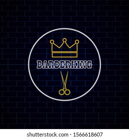 Barbershop logo isolated vector image