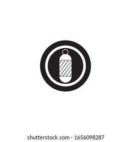 Barbershop logo template vector icon illustration