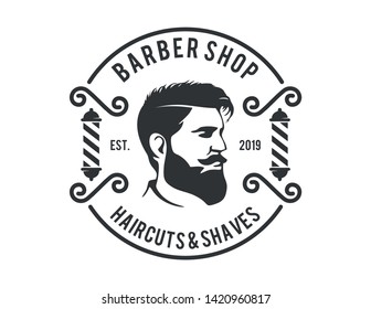 Barbershop Logo Vector design barbershop