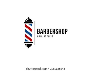 Barbershop Logo Vector Design. Logo for barbershop, cut and shave, Hair Stylist. 