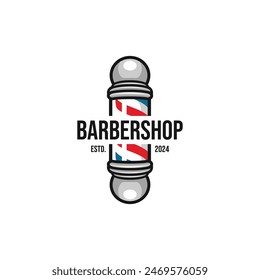 Barbershop logo vector. EPS 10 editable vector
