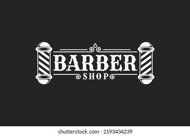 Vector del logotipo de Barbershop. Logo del salón