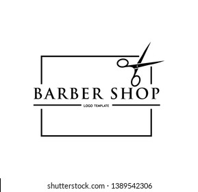 Barbershop logo vector style trendy