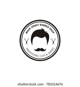 barbershop logos vector illustration