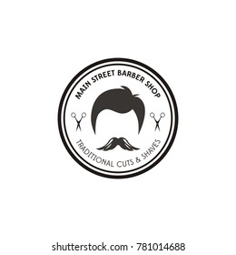 barbershop logos vector illustration